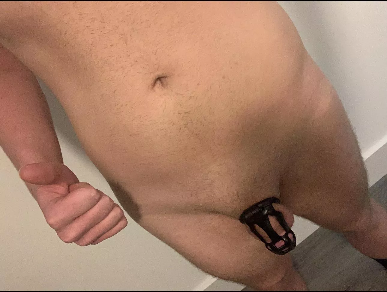 Need to do some time in the cage… posted by lockedboytx