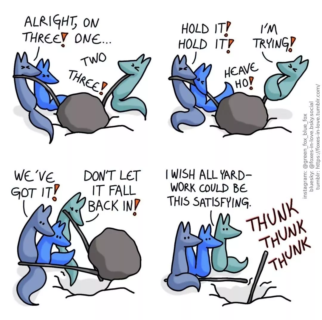 rock (foxesinlove) posted by InkFoxPrints