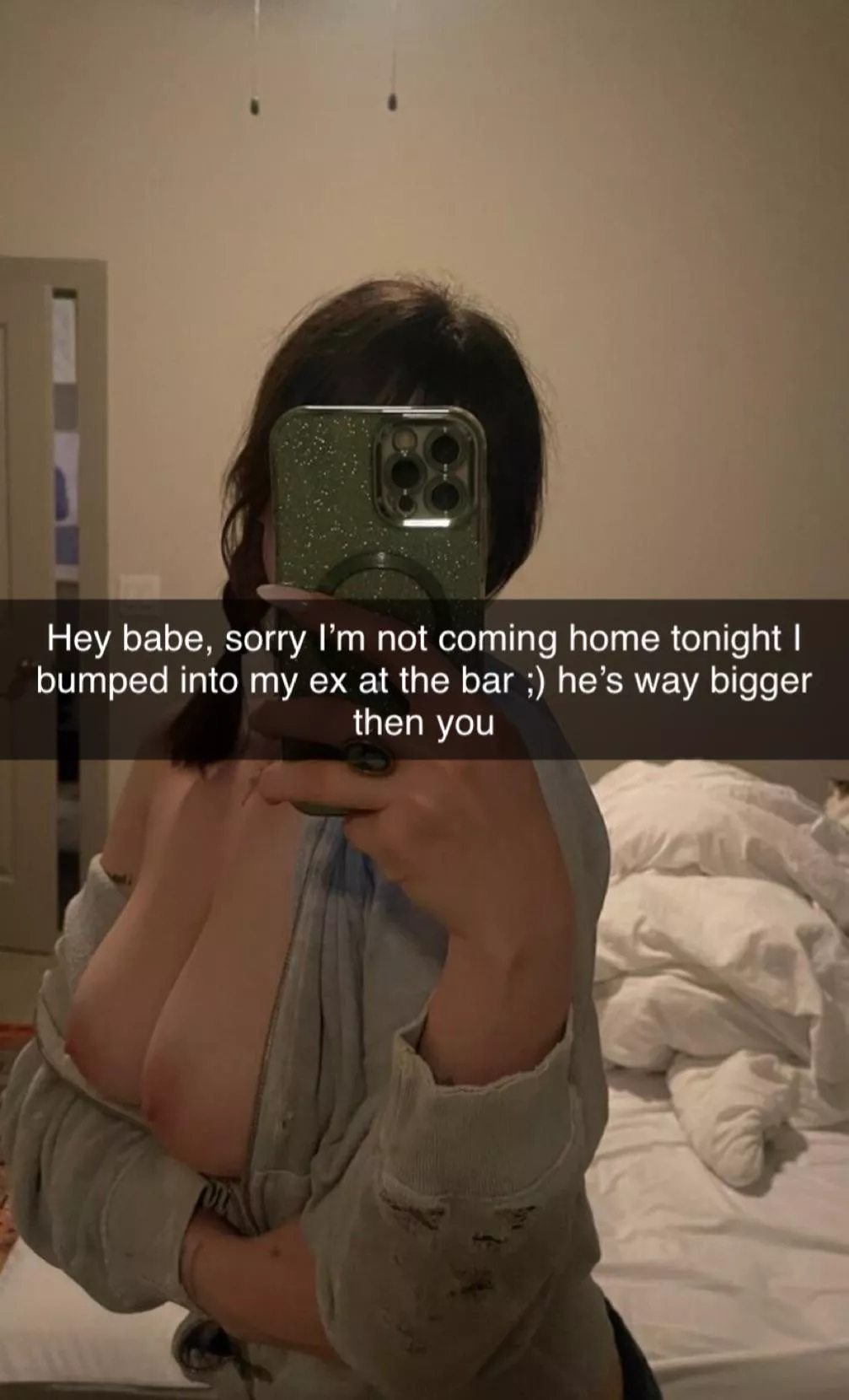 Saw my ex at the bar again🙄 posted by SluttyFreeUseBarista