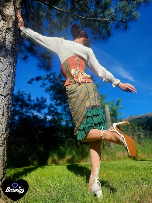 You have seen the front. Now the back 🩵. by Burmiya_xxx