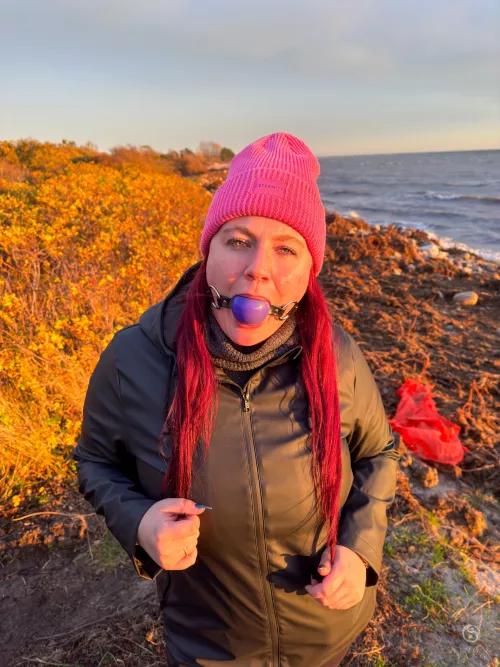 Beautiful sunset at the danish coast by ying_yang_2019