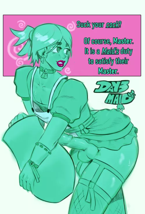 Hypnovember 3: Maid [NeonNano] [OC] by Neon-Nano