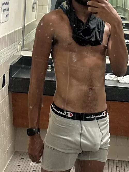 If you look closely, my boxers are drenched in sweat ;) by After_Pin_2448