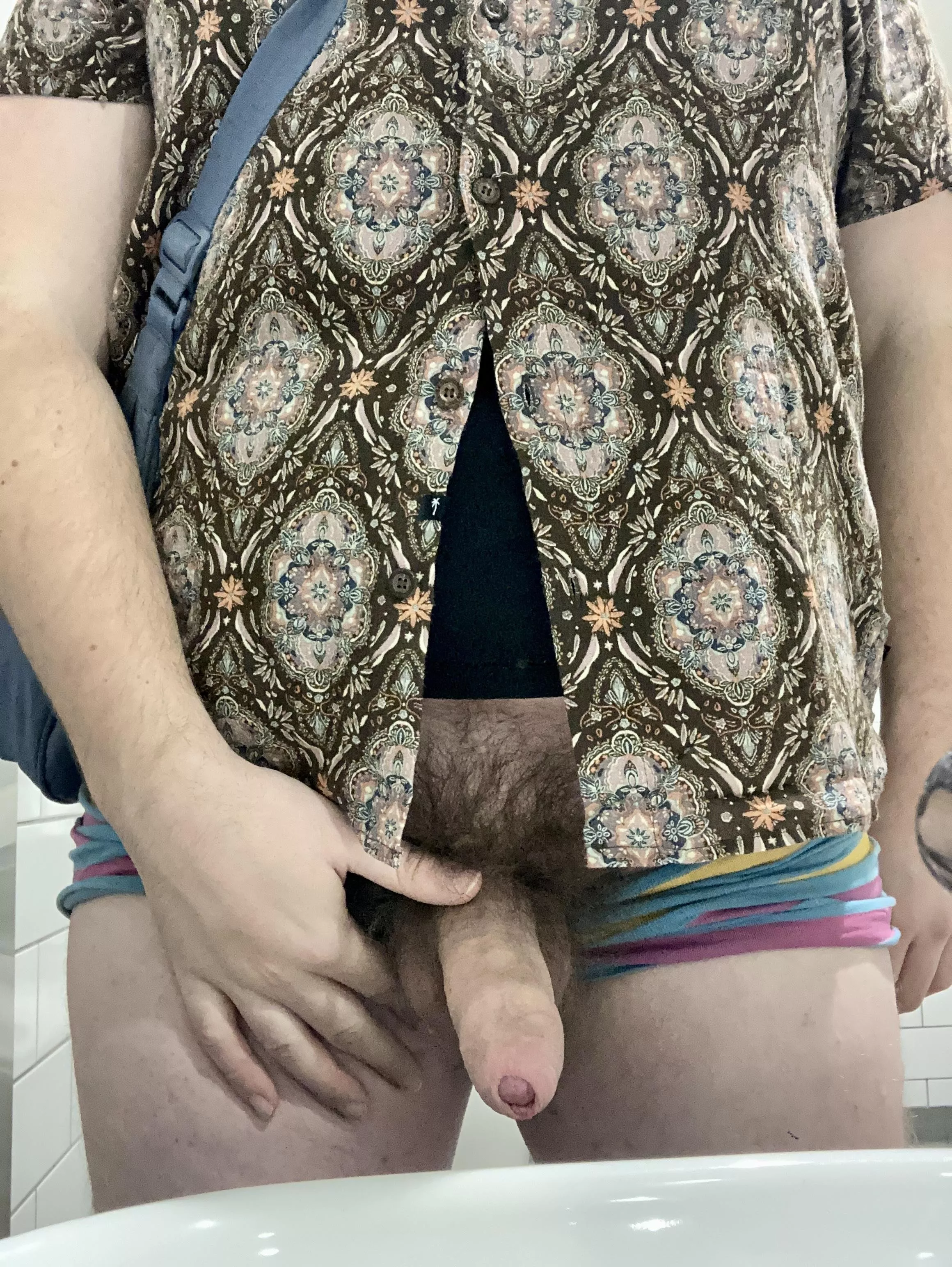 Quick snap at the men’s toilet sinks (M24) posted by browneyeswhitepenis