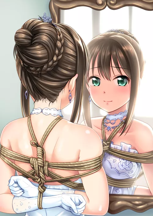 She’s ready for the big day. Today she will marry her master by Nedbond2002