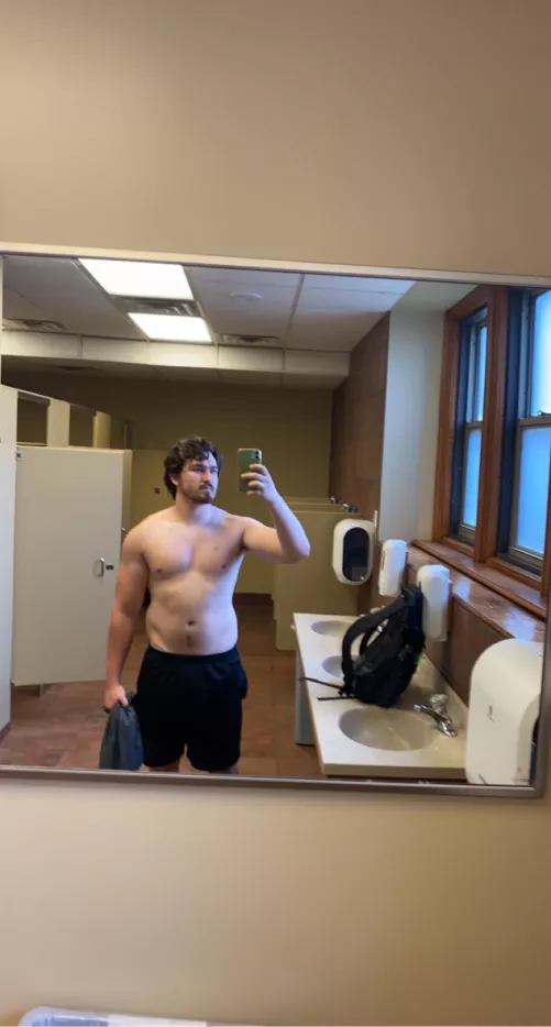 Took this in the bathroom at my old university :) by Foozlebop