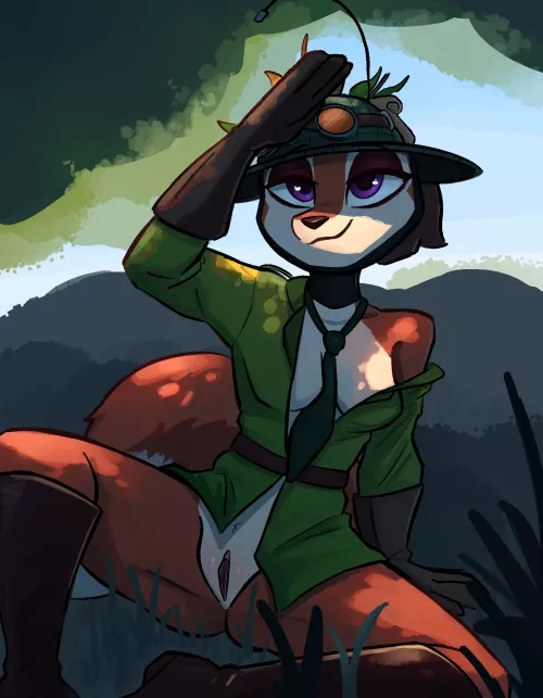 Waiting for orders, Sir! [F] (EngineTrap) by DarknessWarrior04