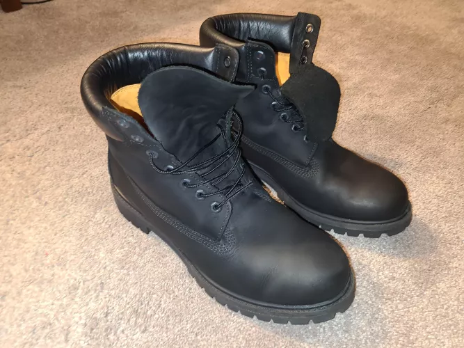 Welp. I fucked up my nubuck Timberlands trying to clean them. Part of me is horrified but the other part thinks they actually don't look bad. Could I please get an honest opinion? by 3sheetz