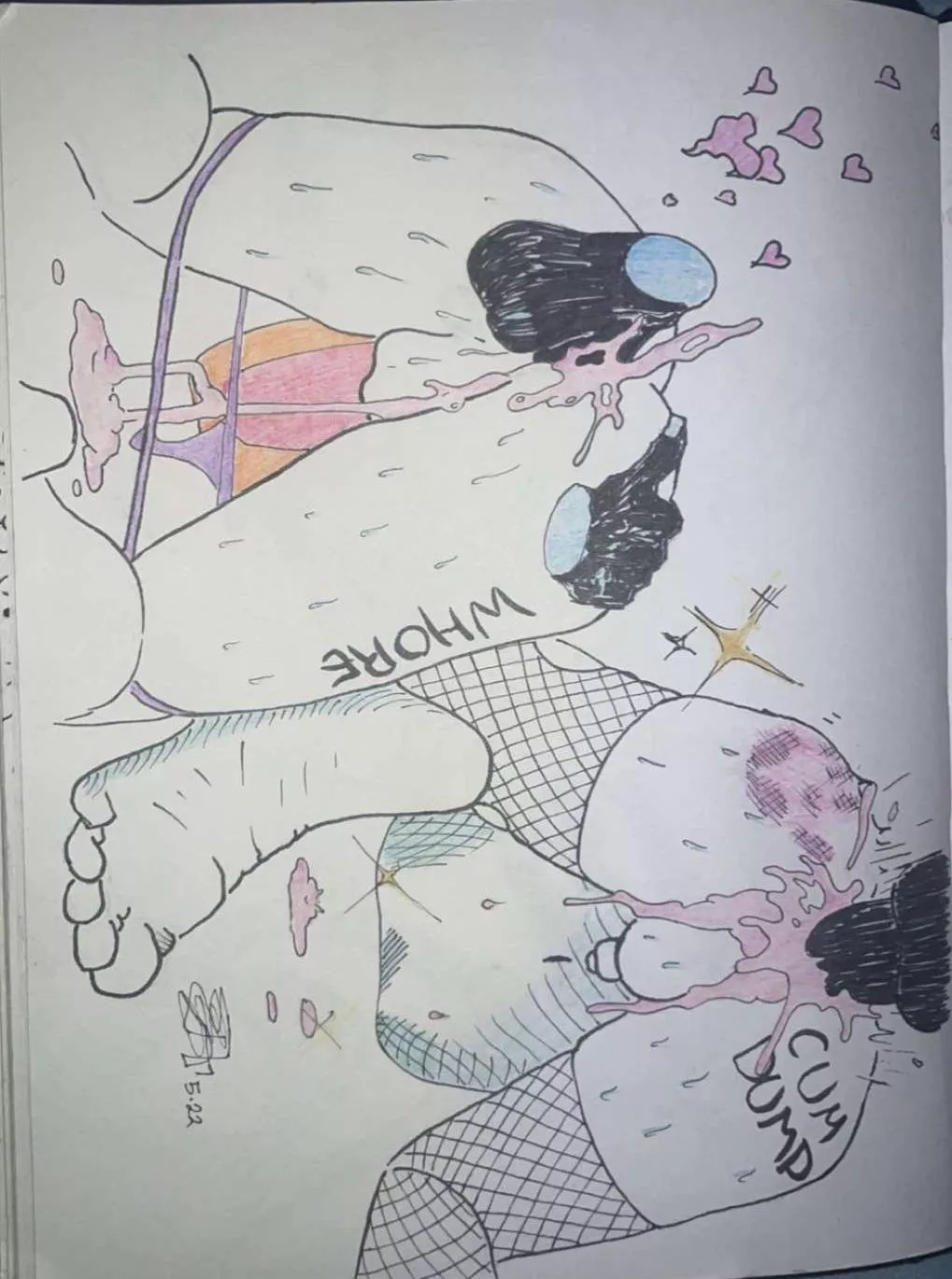 Femboy bitch being bred by fat cocks posted by _bubbleslut__