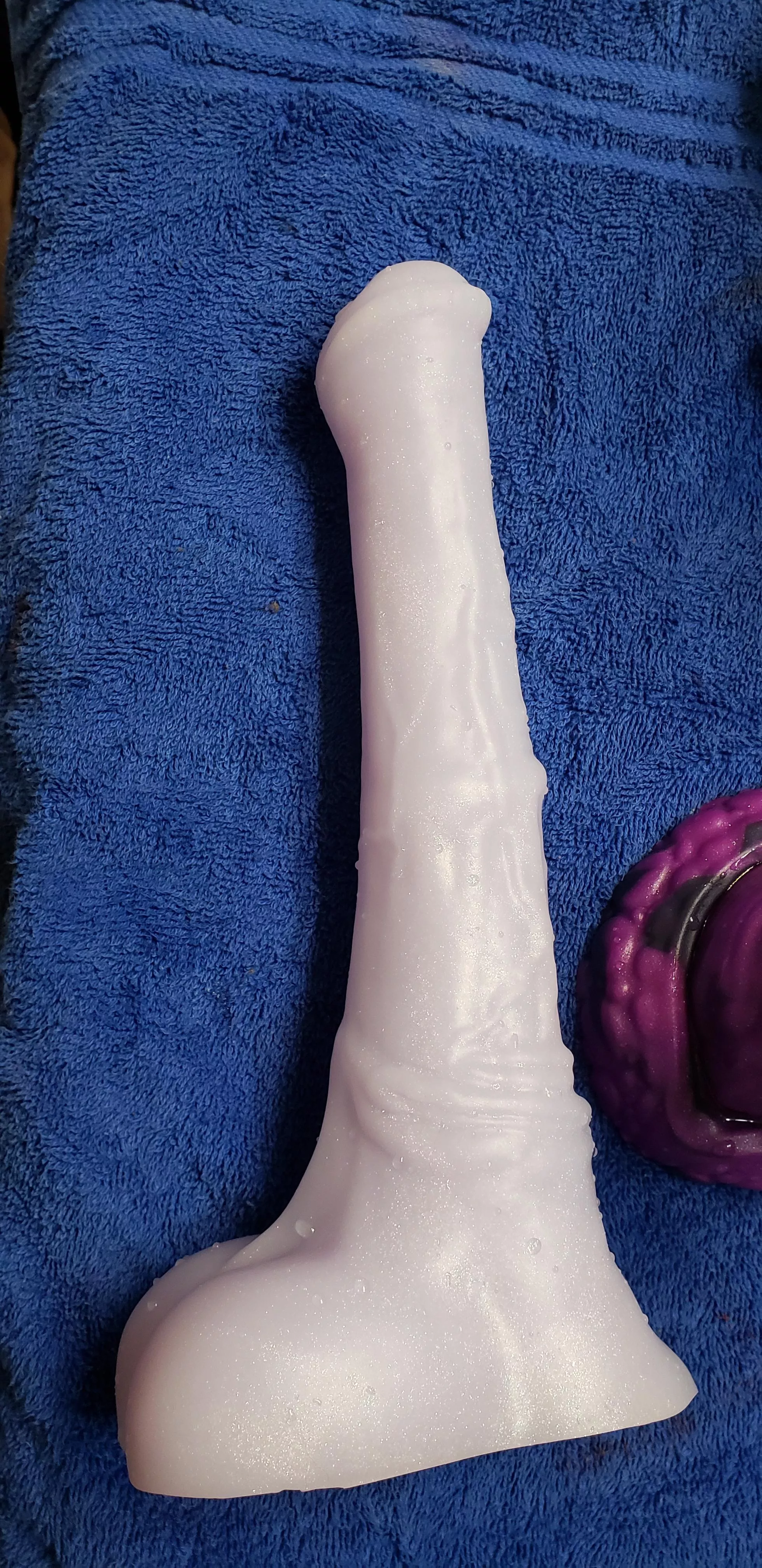 Found a perfect glittery unicorn cock to rearrange my insides (BD Chance unflared, M/S) posted by CybergothTarantula