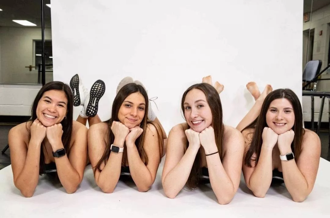 Four college swim team members/friends🏊‍♀️💯🔥 posted by CountDannyKoker77