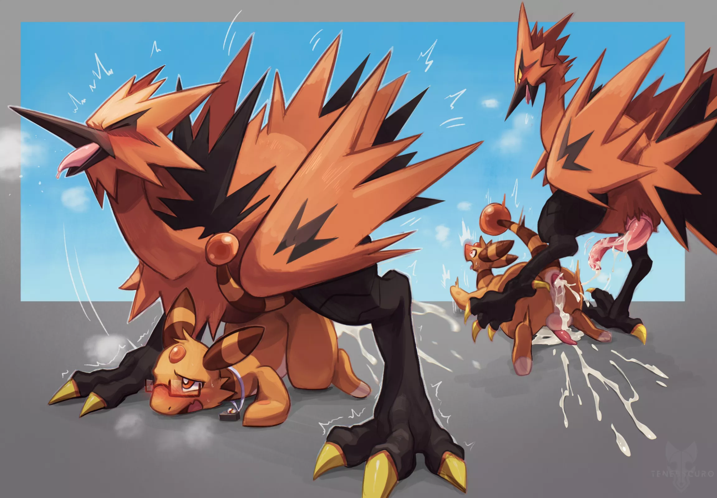 Galarian Zapdos Mating [Tenebscuro] posted by DL2828