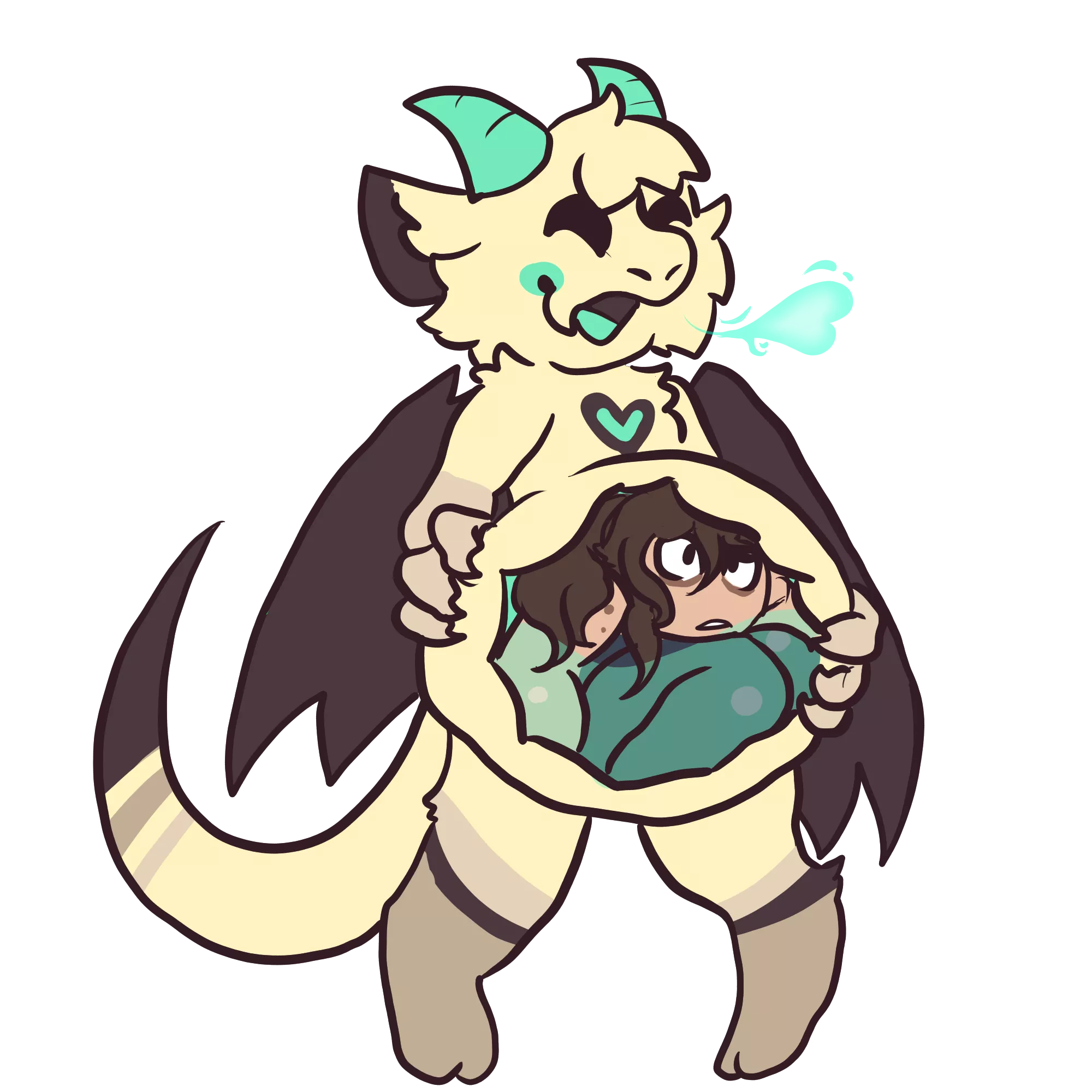 {Image} New Oc Alert! He needed a meal. posted by ForkliftCat