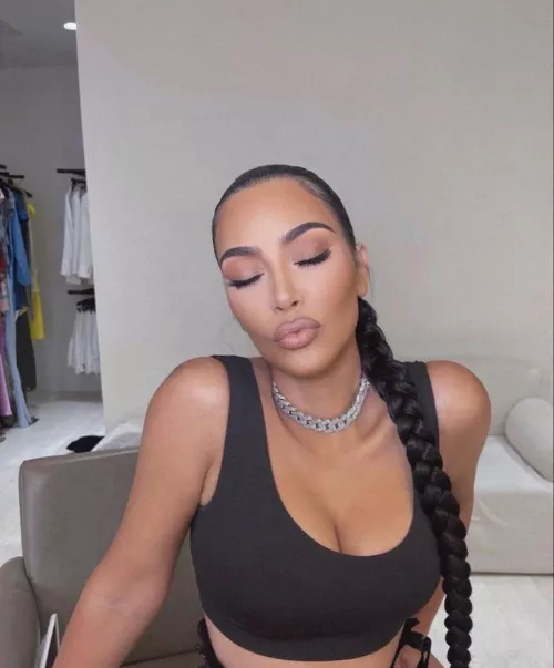 Kim knows that she’s making us horny by MadisonBeerJerker