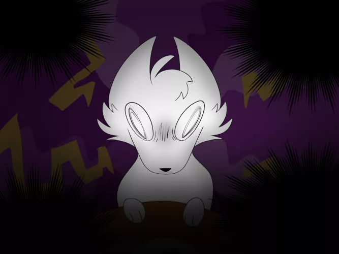 Me listening to my family discuss religious and political topics at the dinner table (little do they know, im a gay furry online) by SticilArts