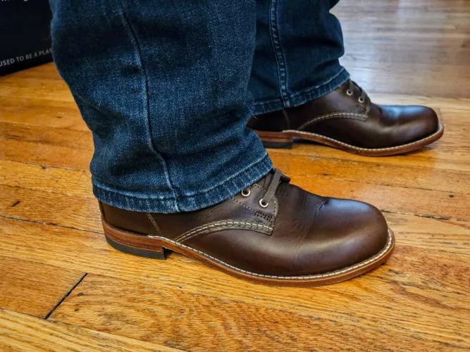 My first leather sole boots... by Gh0stX379