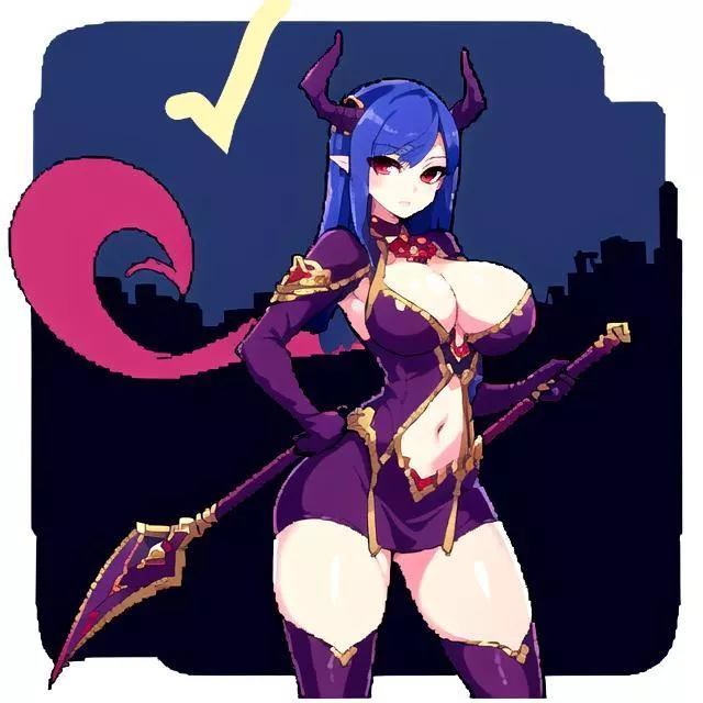 Nice Demon girl I made posted by seethingcurrently