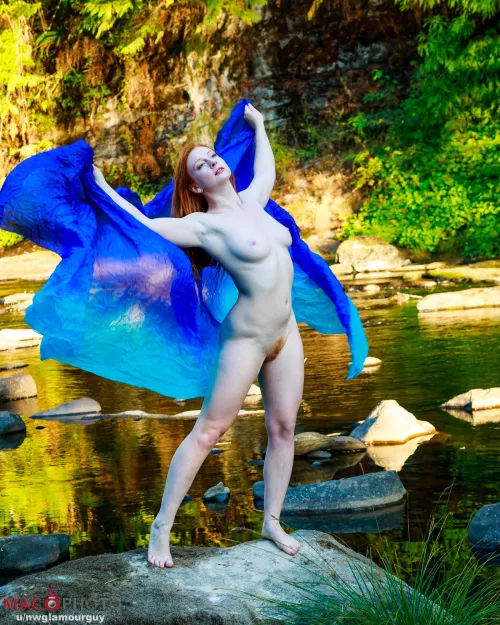 Nude on the Siuslaw River by nwglamourguy