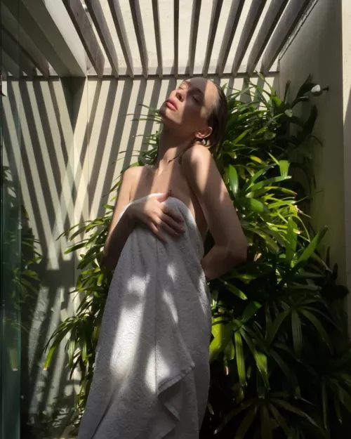 One towel away from the best view ;) by normallyScrounge976