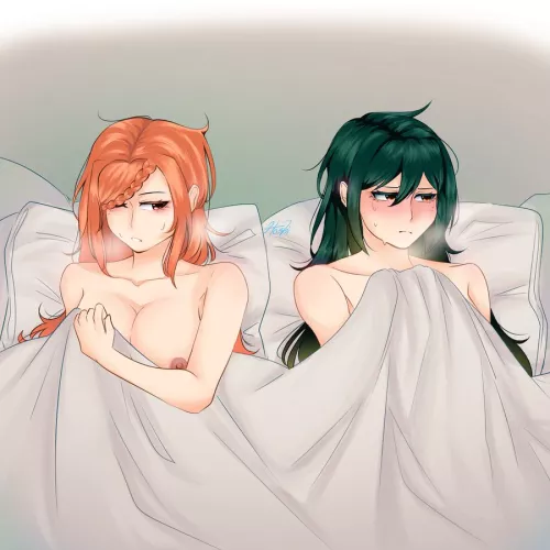 Priscilla and crusch had fun last night by Triguninferno