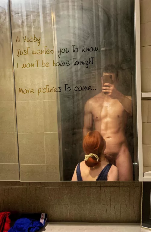 p.s. no cumming until she gets back home by _aw