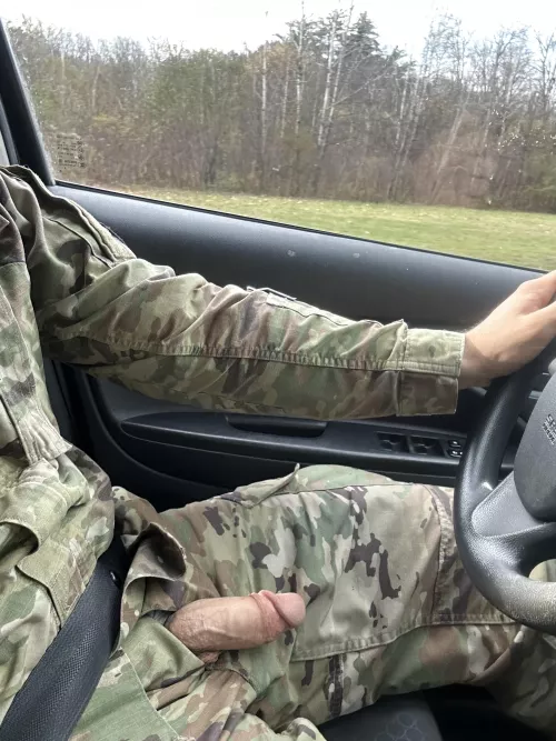 Softie on the ride home by Cue112