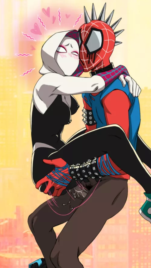 Spider-Gwen & Spider-Punk by Electronic-Resort841
