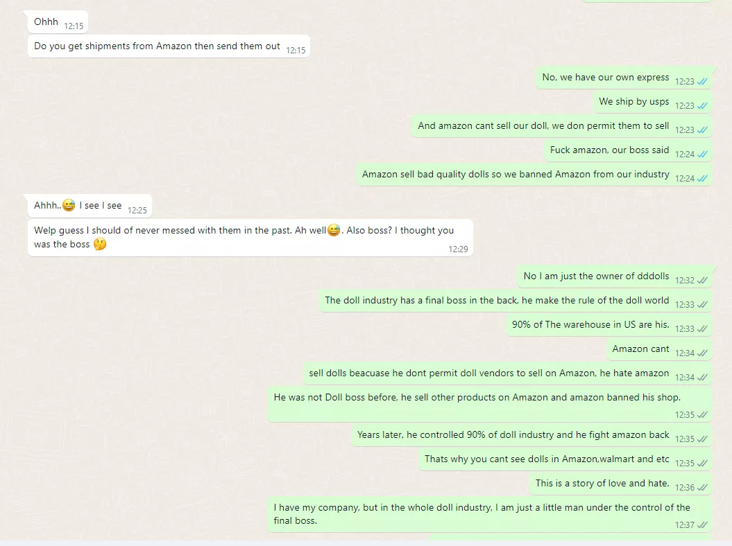 The reason why we can't see sex dolls at Amazon posted by kandenki