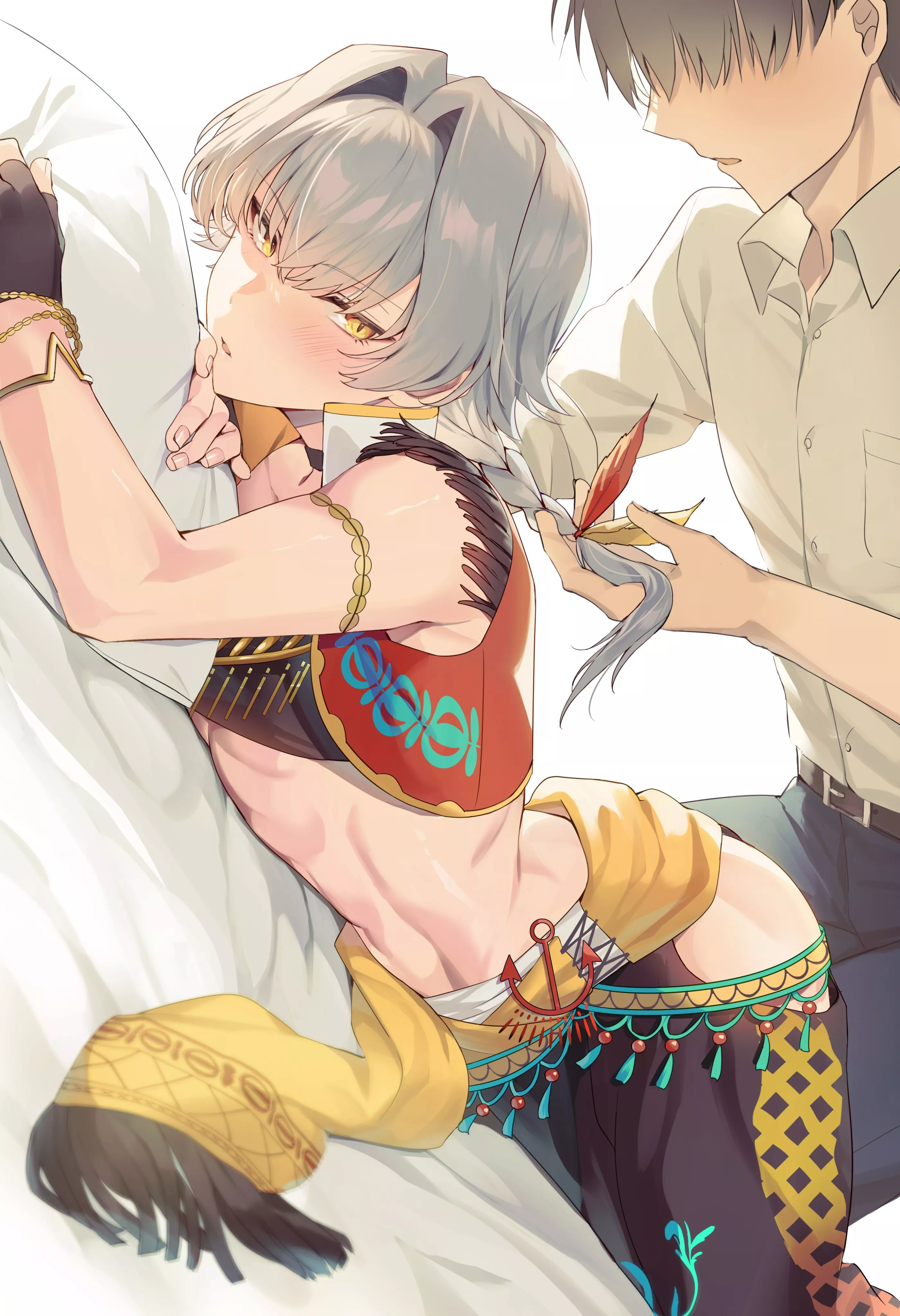 Tie a boi's hair like this posted by pedoro_pedoro