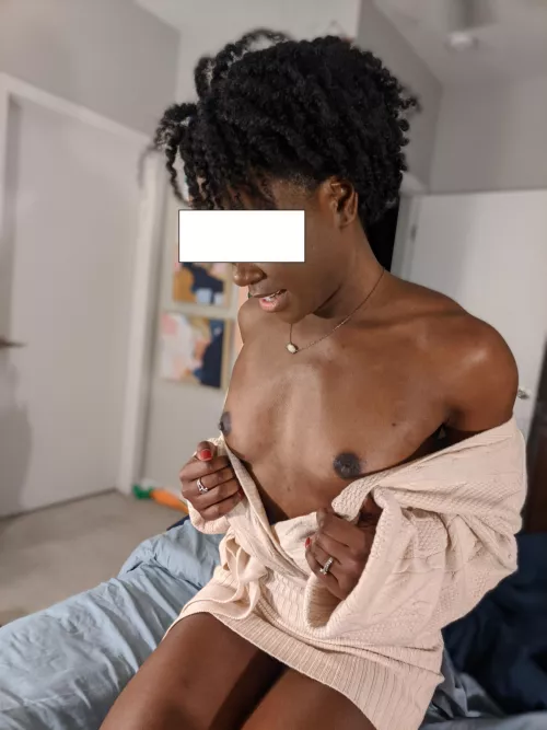 What do you think of my wife sharing her petite tits like this? She says she is shy but I don't believe her 😇 by thealtaccountants