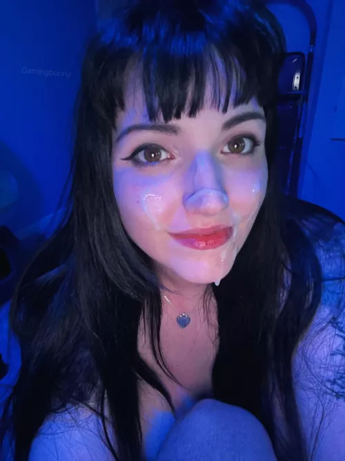 I licked all the cum up dont worry by Gamingbunnyx