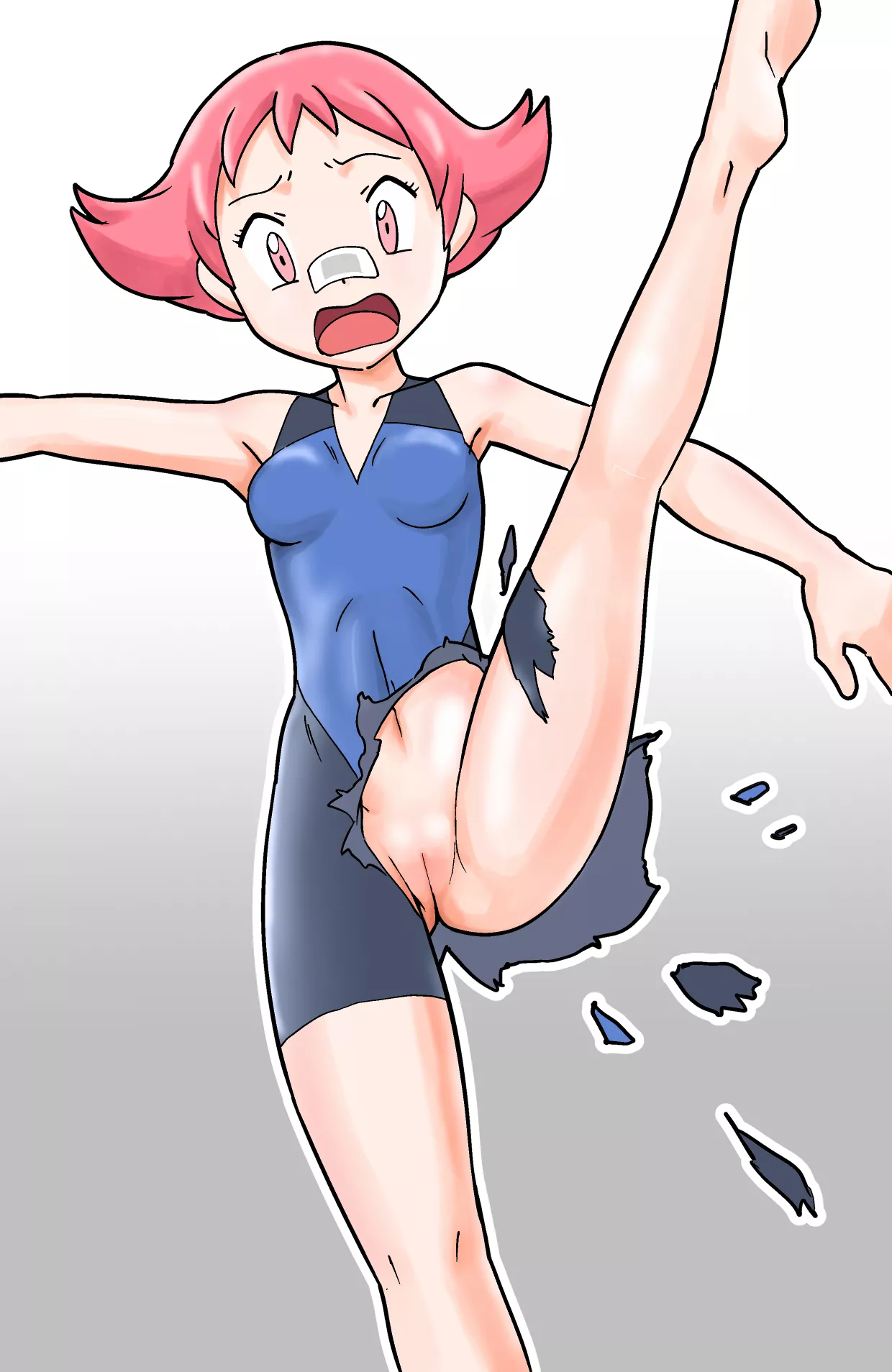 Maylene has a little accident posted by MistyMayDawnIris