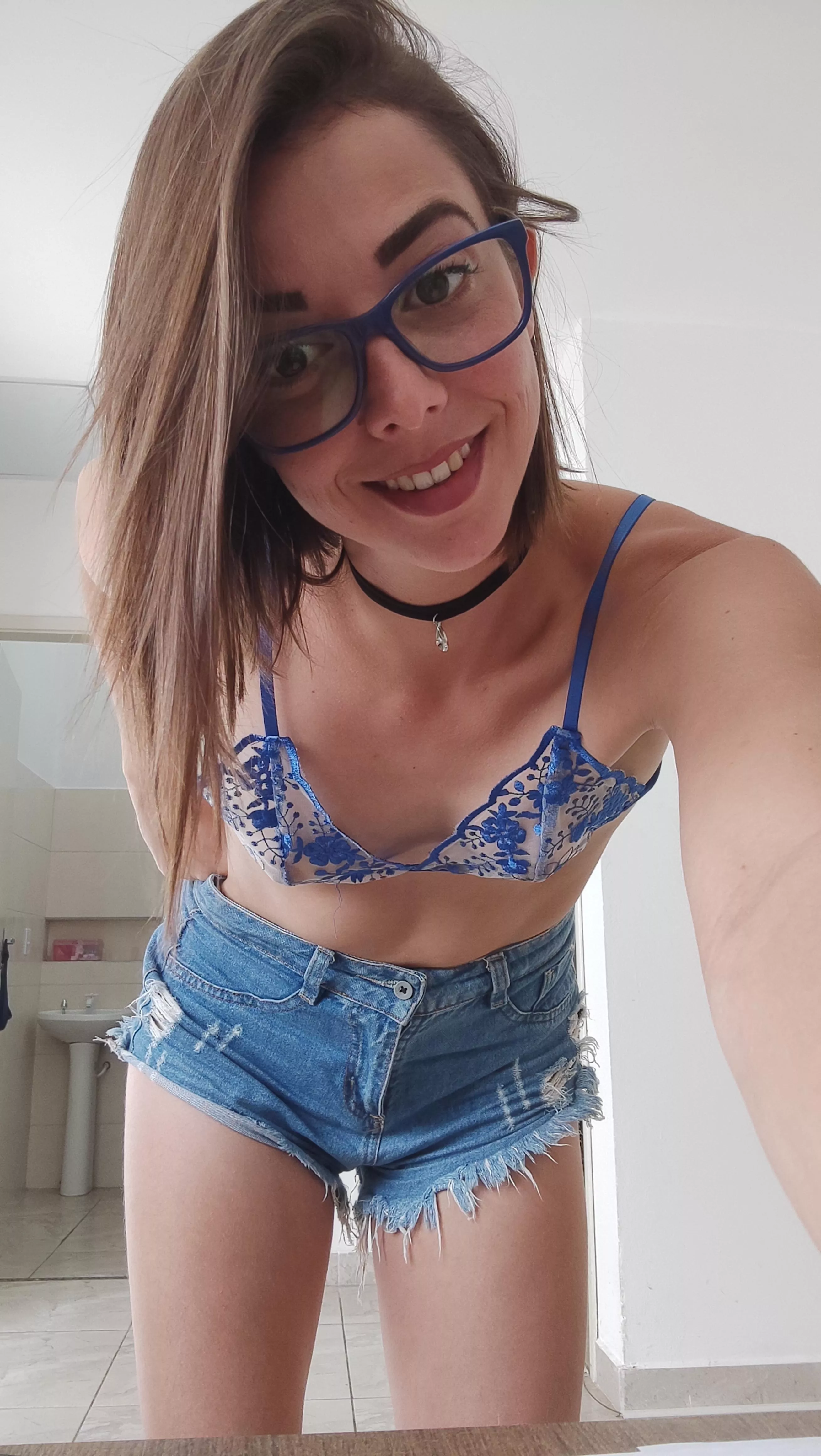 My glasses match the color of my lingerie posted by Rafis69