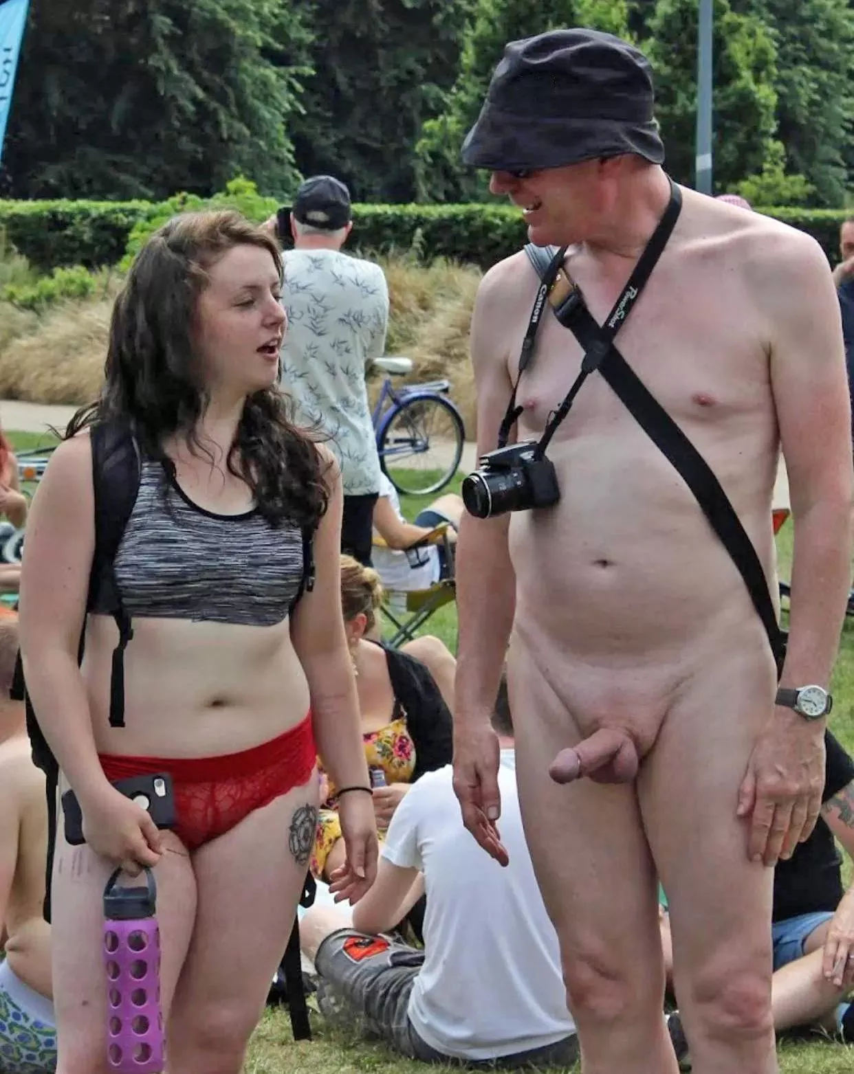 Old and young enjoying the experience of a public boner at WNBR posted by Happy-Hour-24-7