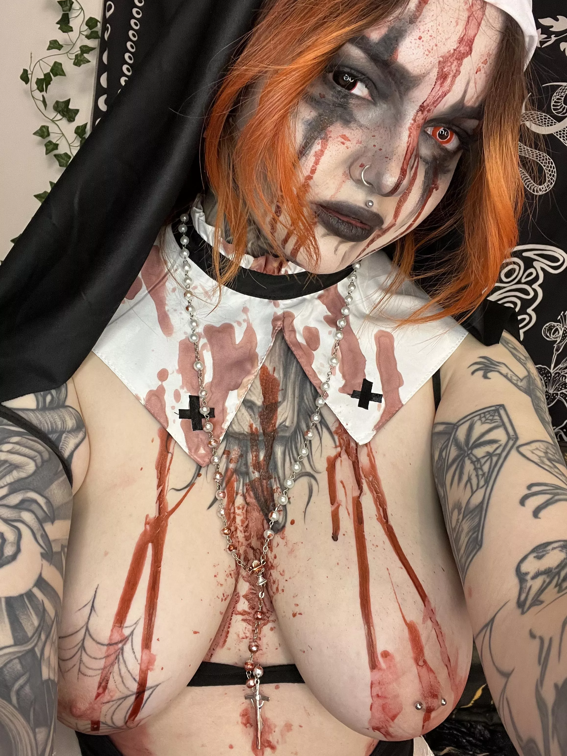 One more piercing to go. posted by Historical_Web_8053