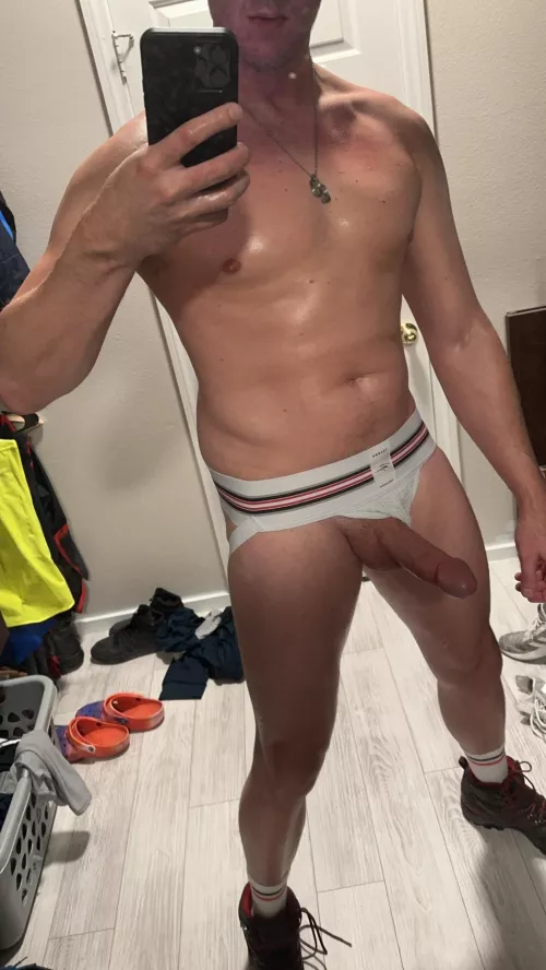 Sweaty jock in my sweaty jock by Express_Discussion41