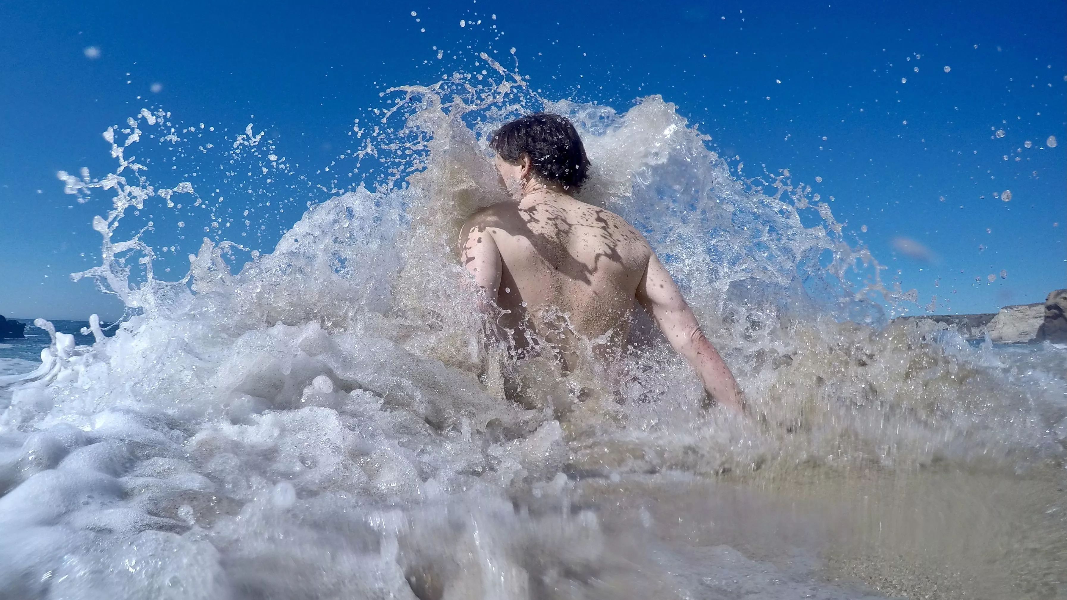 Watching the waves (blooper version) posted by ArtPlusSex