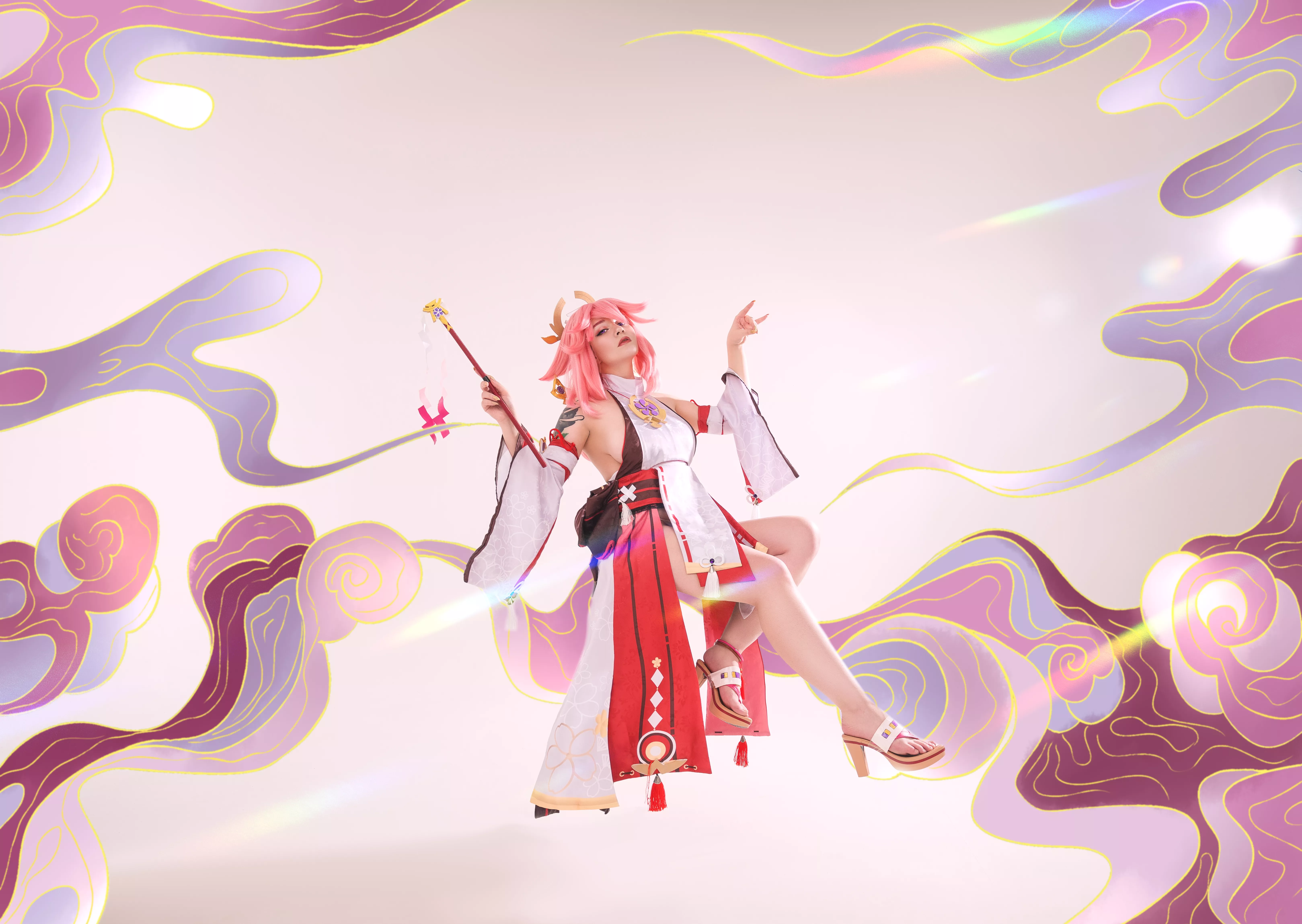 Yae Miko Genshin Impact by Akemi013 posted by Akemi013