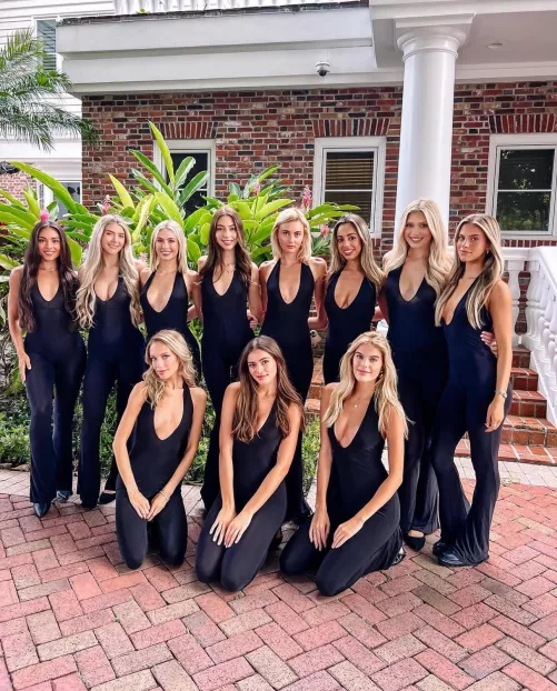 Babes in black. 1-8 up top, 9-11 in front by burlykernel