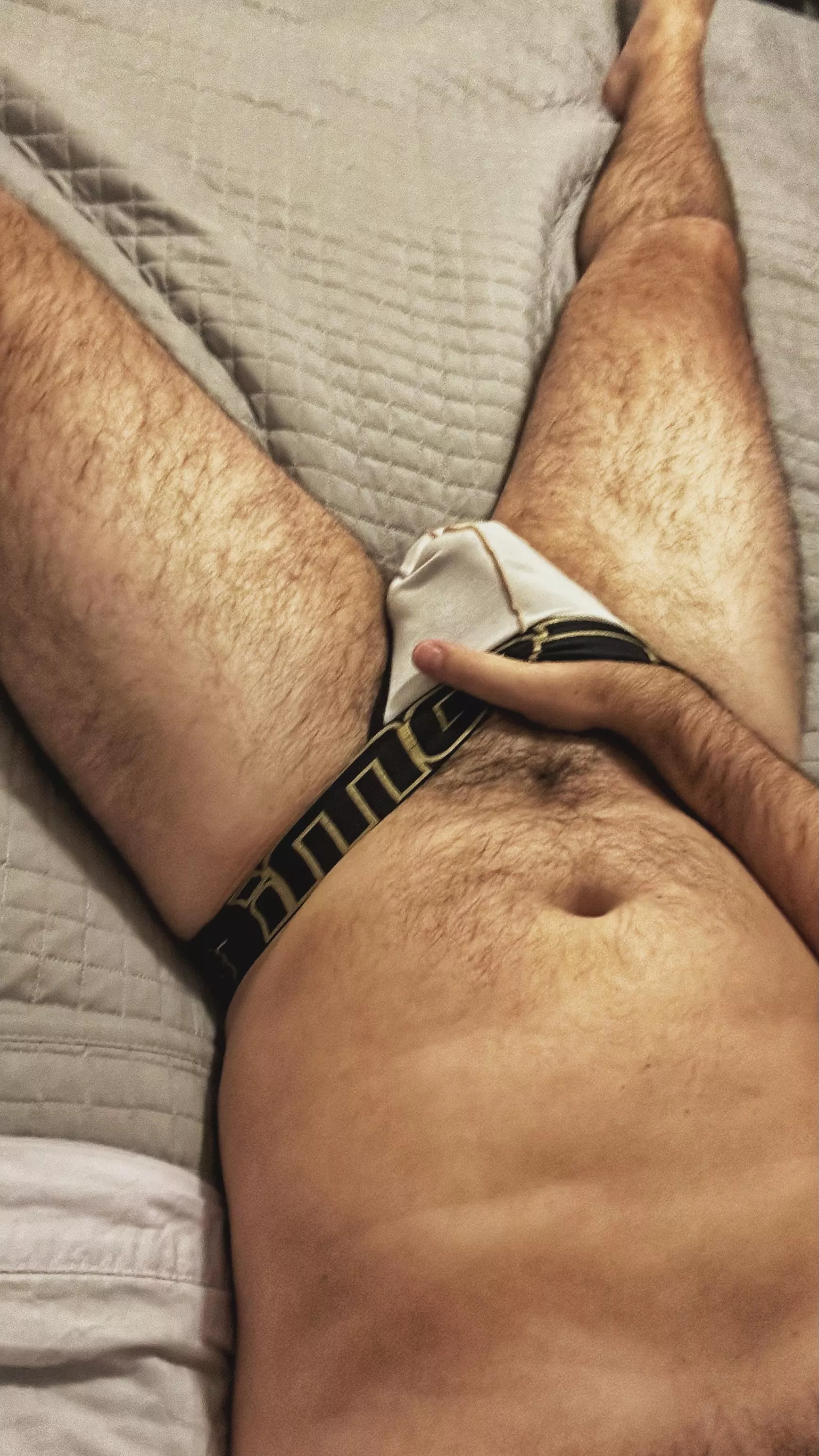 I just want to lay here for a while, you gonna give me a hand? [44] posted by SpicyPapaBear