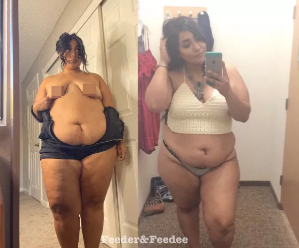 I thought the photo on the right would be a before photo for a weight loss post… guess I’ll just post here instead by Juicextea