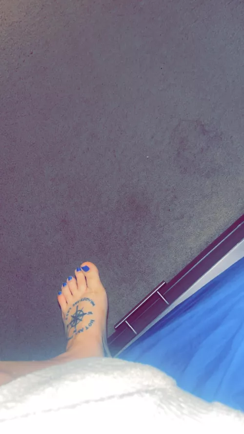 I want a pedicure funded 👣 by Purple_Rush_9667