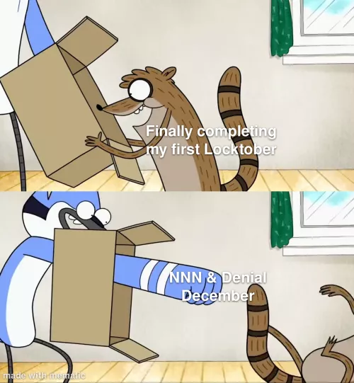 It's got me pent up by Voldiron