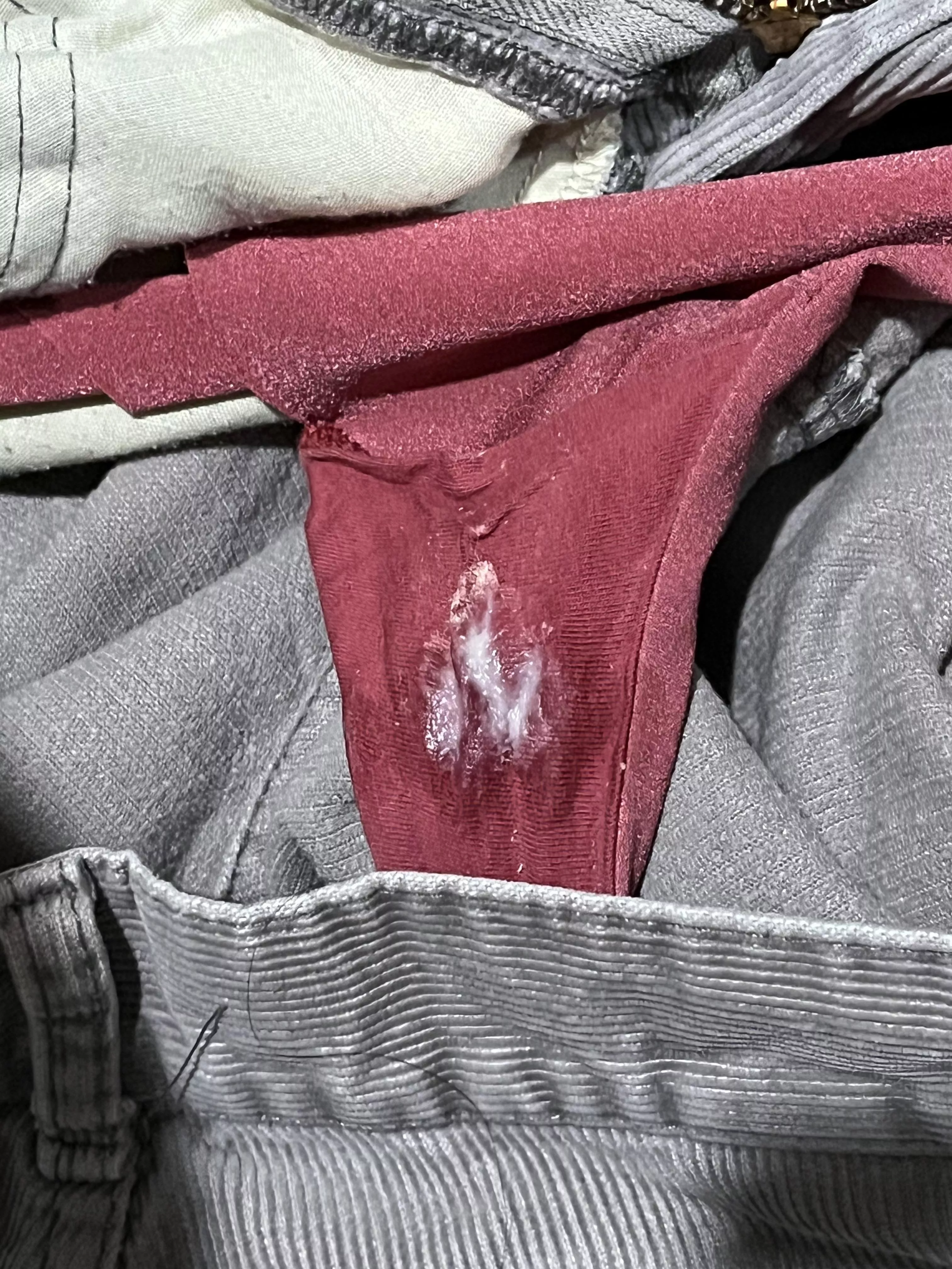 little victoria’s secret thong worn all day and all night ☺️ posted by vivy125