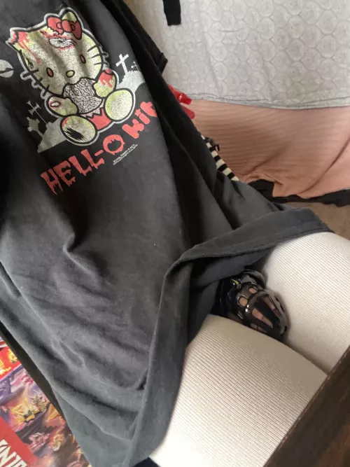 Lost a bet now I’m in chastity for a bit 😣 by Competitive-Stand667