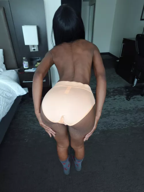 Orange Grannies...Loving the high waist on these by EbonyPantyPrincess