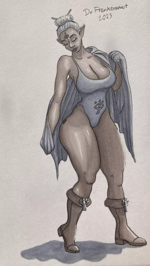 Paya getting ready for the day… (drfrankensmut) by DrFrankensmut