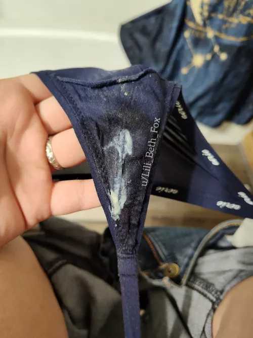 A nice wet pussy print on day #3 by Lili_Beth_Fox