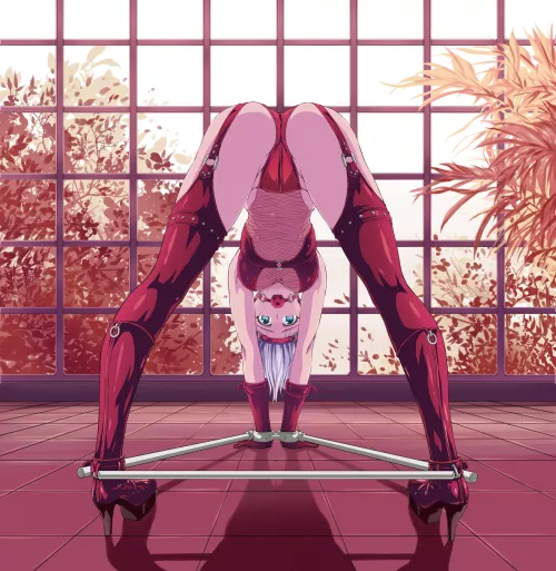 Ah just right. Unfortunately it took so long to get the pose right its already sunset. I guess I'll just play with you tomorrow. Don't move now! by Oak_jack