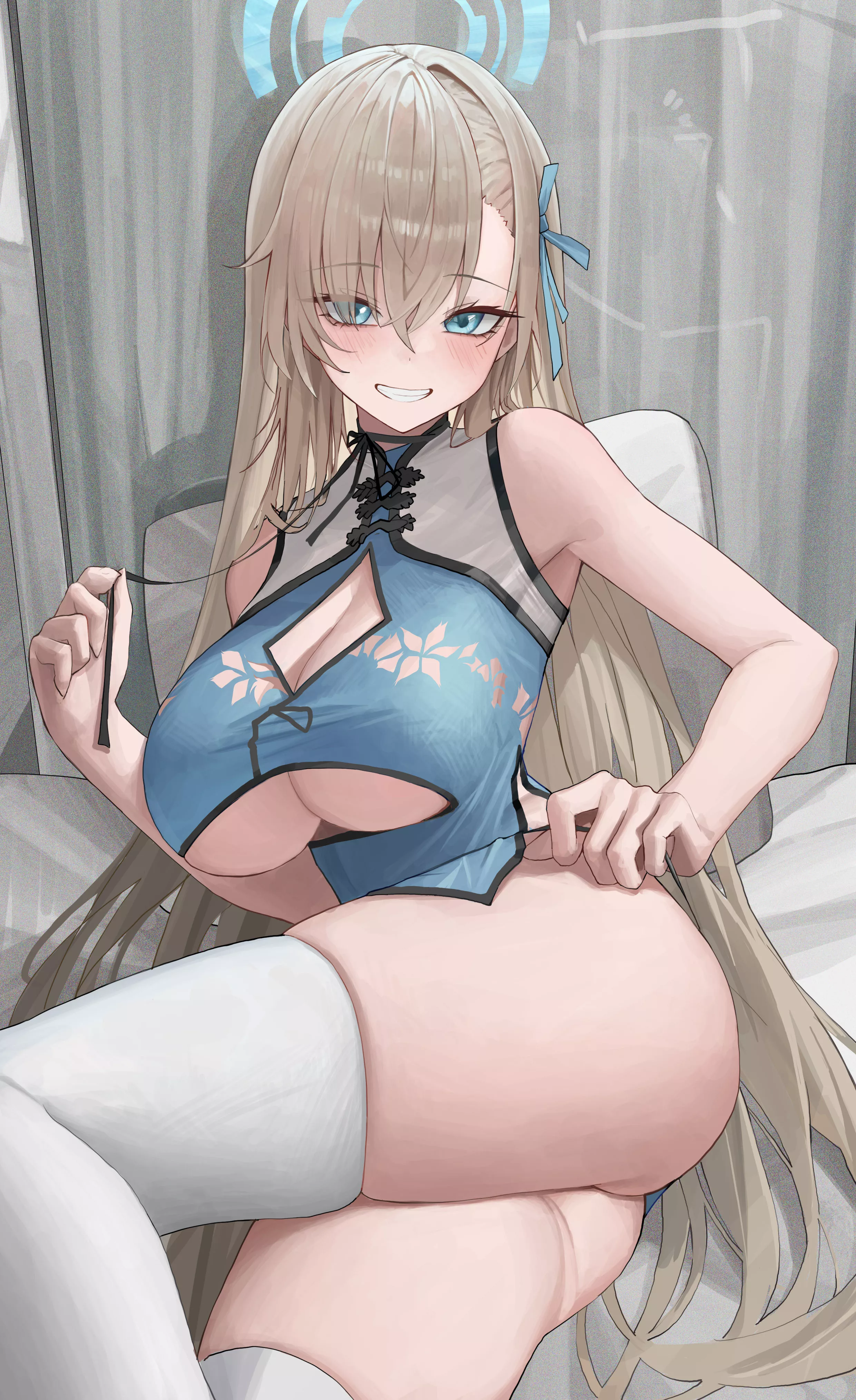 Asuna in china dress (HwaN) [Blue Archive] posted by elegantloveglimmer
